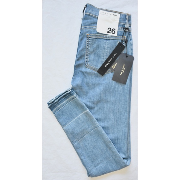 RAG & BONE WOMEN NWT ANKLE SKINNY PHAM JEAN. MADE IN USA. SIZE 26 - Picture 7 of 14
